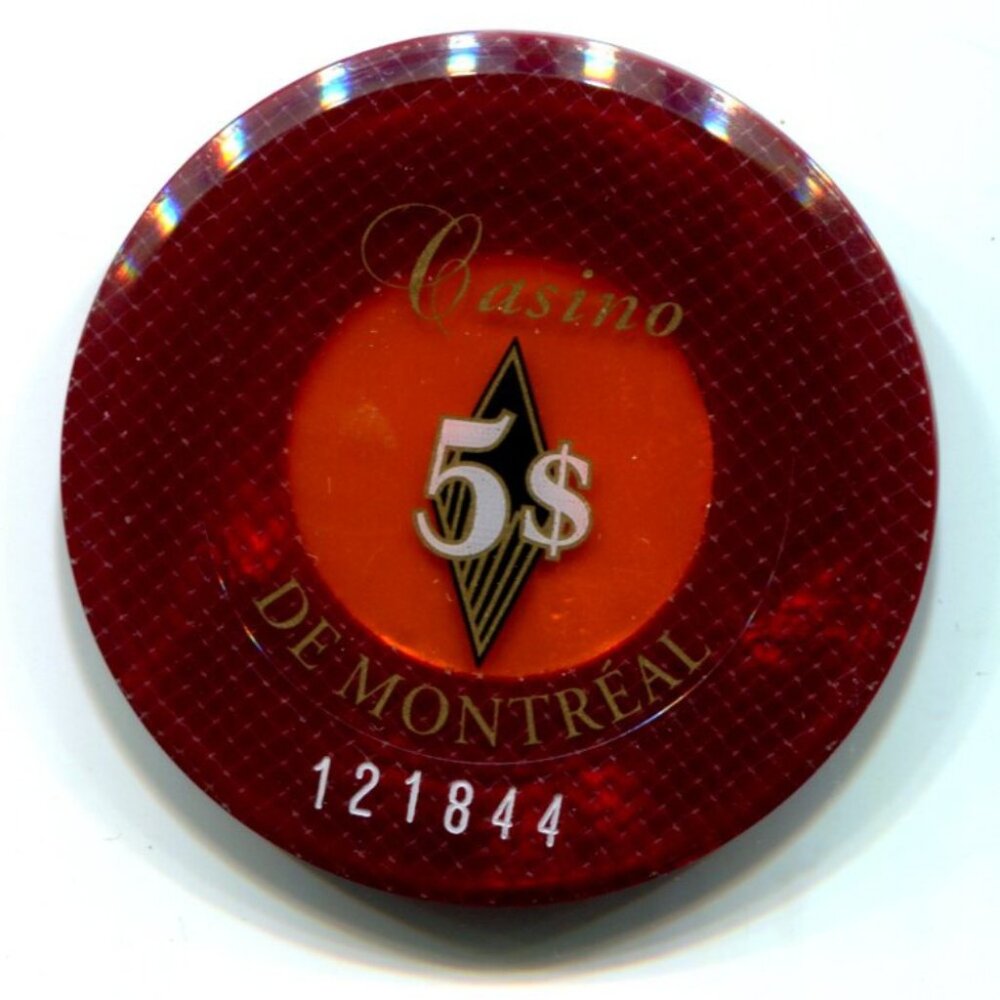 Casino De Montreal $5 Gift Jeton (b859-19)